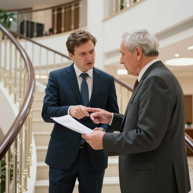 calculating on laptop